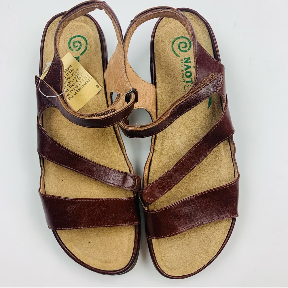 COPY - NAOT Brown Leather Sandals Sz 10 NWT - Picture 4 of 13